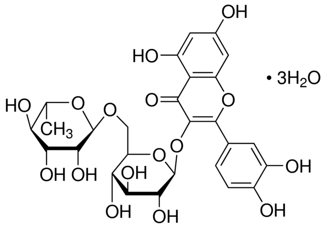 芦丁三水合物,rutin trihydrate;analytical standard, ≥94.