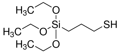 图片 3-巯丙基三乙氧基硅烷，(3-Mercaptopropyl)triethoxysilane [MPTS]；≥80% (GC), technical