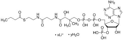 图片 丁酰辅酶A锂盐水合物，Butyryl coenzyme A lithium salt hydrate；≥90%