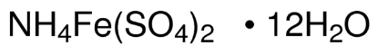 图片 硫酸铁铵 (III)十二水合物 [硫酸高铁铵, 十二水]，Ammonium iron(III) sulfate dodecahydrate；ACS reagent, 99%