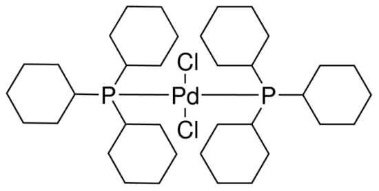 图片 双(三环己基膦)二氯化钯，Dichlorobis(tricyclohexylphosphine) palladium(II) [PdCl2[P(cy)3]2]；95%