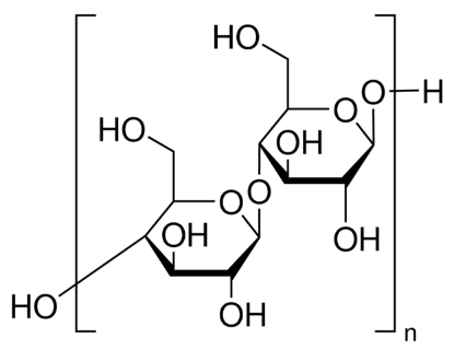 图片 纤维素，Cellulose；fibers, (medium)