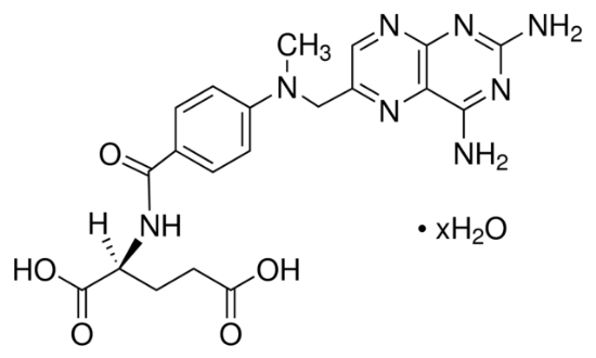 图片 甲氨蝶呤水合物 [氨甲喋呤水合物]，Methotrexate hydrate [MTX hydrate]；≥98% (HPLC), powder