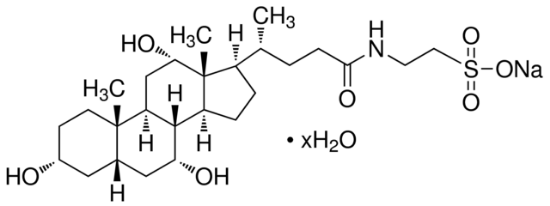 图片 牛磺胆酸钠水合物 [牛胆酸钠]，Taurocholic acid sodium salt hydrate；BioXtra, ≥95% (HPLC)