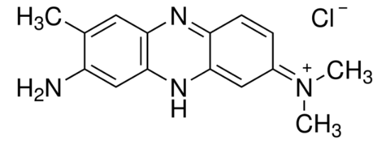 图片 中性红，Neutral Red；for microscopy (Bact., Bot., Fl., Hist., Vit.), indicator (pH 6.8-8.0)