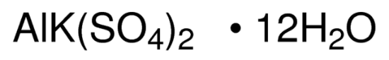 图片 硫酸铝钾十二水合物，Aluminum potassium sulfate dodecahydrate；puriss. p.a., ACS reagent, reag. Ph. Eur., ≥99.5%