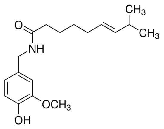 图片 辣椒碱 [辣椒素]，Capsaicin；≥95%, from Capsicum sp.