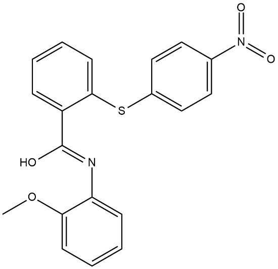 图片 RN-18，N-(2-methoxyphenyl)-2-[(4-nitrophenyl)thio]-benzamide；≥99% (HPLC)