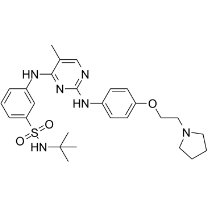 图片 Fedratinib [TG101348, SAR302503]；≥99% (HPLC)