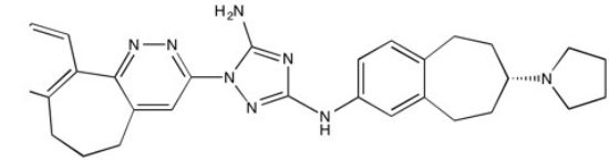 图片 BGB324 [R428]，Bemcentinib；≥99% (HPLC)