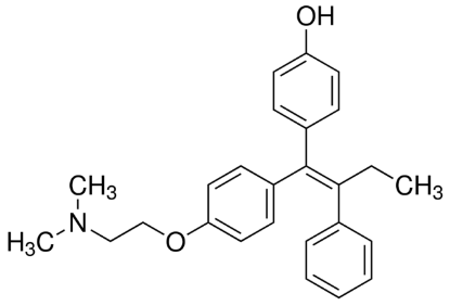 图片 (Z)-4-羟三苯氧胺 [4-羟基他莫昔芬]，(Z)-4-Hydroxytamoxifen [(Z)-4-OHT]；≥98% Z isomer