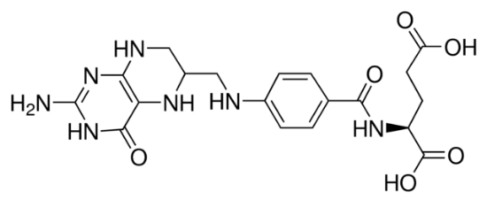 图片 四氢叶酸，Tetrahydrofolic acid [THF]；≥65% (when packaged), powder