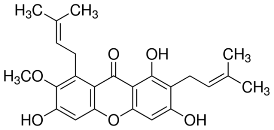 图片 α-倒捻子素，α-Mangostin [α-MG]；≥98% (HPLC)