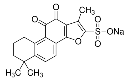 图片 丹参酮IIA磺酸钠，Tanshinone II-A sodium sulfonate [TIIAS]；≥95%