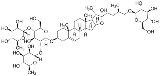 图片 原薯蓣皂苷，Protodioscin；from Dioscorea spp., ≥98% (HPLC)