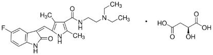 图片 苹果酸舒尼替尼，Sunitinib malate；≥98% (HPLC)