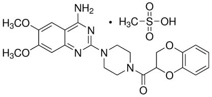 图片 多沙唑嗪甲磺酸酯，Doxazosin mesylate；≥97% (HPLC), powder