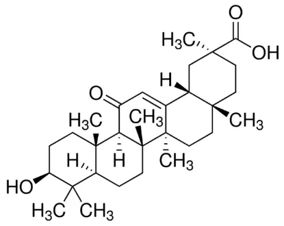 图片 18β-甘草次酸，18β-Glycyrrhetinic acid；97%