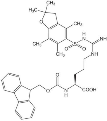 图片 Fmoc-Pbf-L-精氨酸，Fmoc-Arg(Pbf)-OH；Novabiochem®, ≥99.0%