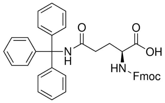 图片 Fmoc-N-三苯甲基-L-谷氨酰胺，Fmoc-Gln(Trt)-OH；≥98.0% (HPLC)