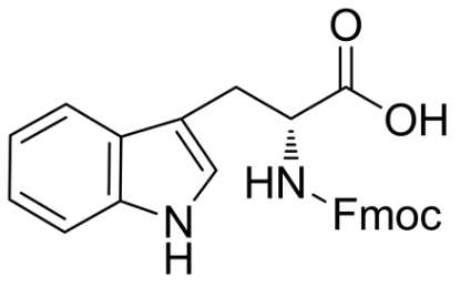 图片 FOMC-D-色氨酸，Fmoc-D-Trp-OH；≥98.0% (HPLC)