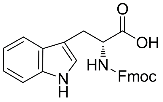 图片 FOMC-D-色氨酸，Fmoc-D-Trp-OH；≥98.0% (HPLC)