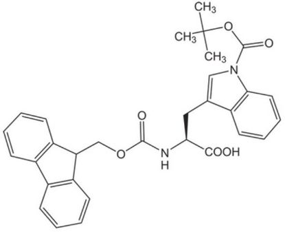 图片 芴甲氧羰酰-色氨酸，Fmoc-Trp(Boc)-OH；Novabiochem®, ≥98%