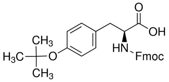 图片 Fmoc-O-叔丁基-L-酪氨酸，Fmoc-Tyr(tBu)-OH；≥98.0% (HPLC)