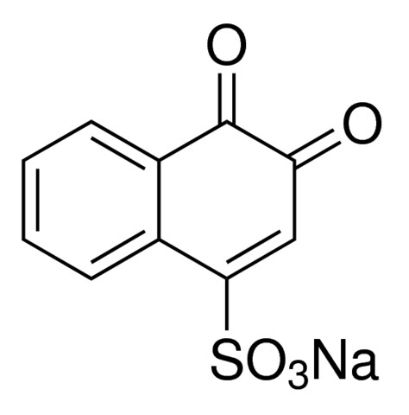 图片 1,2-萘醌-4-磺酸钠盐，1,2-Naphthoquinone-4-sulfonic acid sodium salt；for spectrophotometric det. of isonicotic hydrazide, amines and amino acids, ≥97.0% (T)