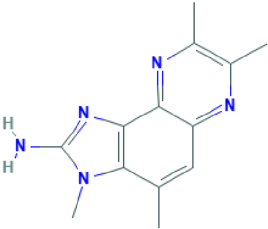 图片 2-氨基-3,4,7,8-四甲基-3H-咪唑[4,5-F]喹喔啉；2-Amino-3,4,7,8-tetramethyl-3H-imidazo[4,5-f]quinoxaline