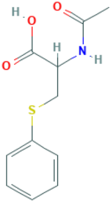 图片 2-(乙酰氨基)-3-(苯基硫代)丙酸 [DL-苯巯基尿酸]，2-(Acetylamino)-3-(phenylthio)propanoic Acid