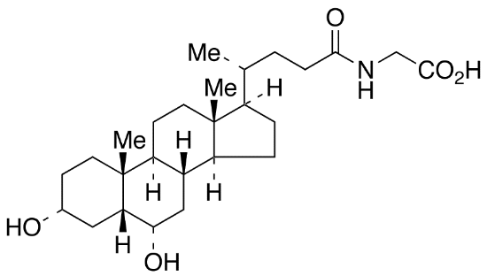 图片 甘氨猪去氧胆酸，Glycohyodeoxycholic acid