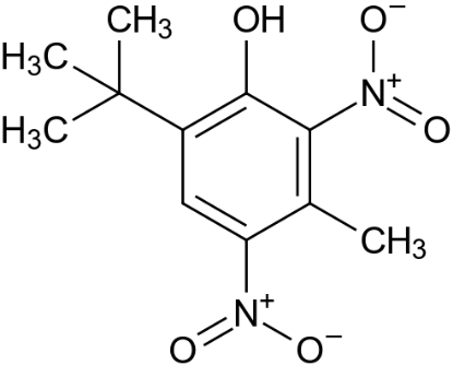 图片 甲基二硝基苯酚乙酸酯 [醋酸麦地诺]，Medinoterb acetate