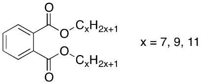 图片 邻苯二甲酸烷基酯(C7-11直链和支链)，Dialkyl Phthalate (Alkyl= Heptyl:Heptyl, Nonyl:Nonyl, Undecyl:Undecyl, Heptyl:Nonyl, Heptyl:Undecyl, Nonyl:Undecyl) [DHNUP]