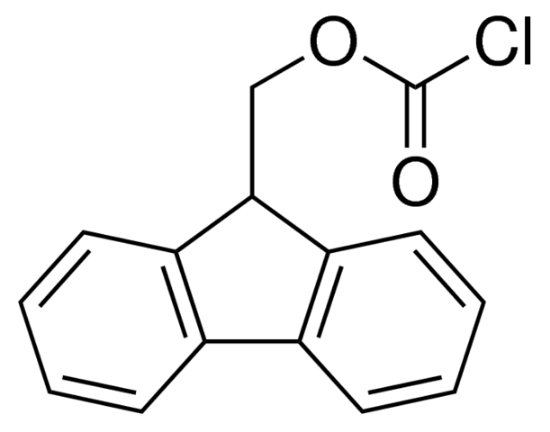 图片 氯甲酸-9-芴基甲酯，Fmoc chloride [Fmoc-Cl]；97%