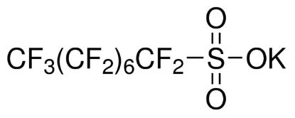 图片 全氟辛基磺酸钾盐，Heptadecafluorooctanesulfonic acid potassium salt；≥98.0% (T)