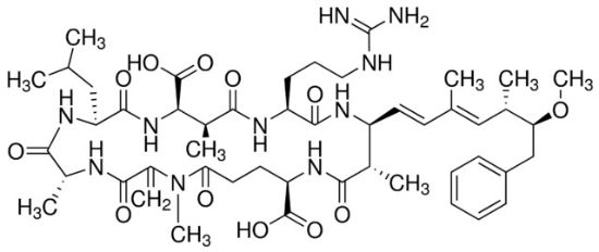 图片 微囊藻毒素-LR溶液 [微囊藻素]，Microcystin-LR solution；10 μg/mL in methanol, analytical standard