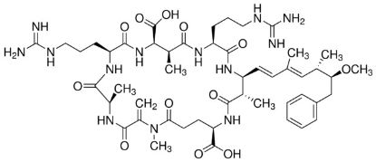 图片 微囊藻毒素-RR溶液 [微囊藻素]，Microcystin-RR solution；10 μg/mL in methanol, analytical standard