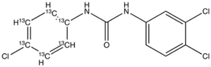 图片 三氯卡班-13C6，3,​4,​4'-​Trichlorocarbanilide-13C6 (Triclocarban-13C6, TCC-13C6)