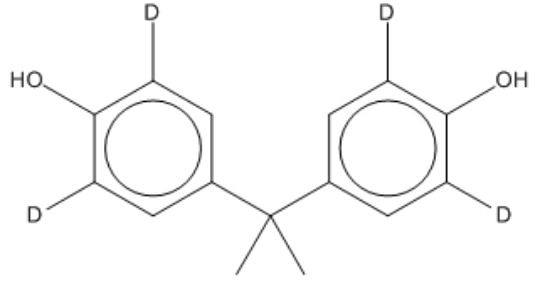 图片 双酚A-3,3',5,5'-d4，Bisphenol A-3,3',5,5'-d4