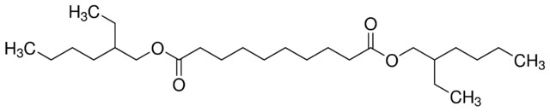 图片 癸二酸二(2-乙基己基)酯，Bis(2-ethylhexyl) sebacate [BEHS, DOS]；technical grade, 90%