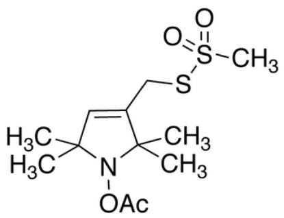 图片 (1-乙酰氧基-2,2,5,5-四甲基-δ-3-吡咯啉-3-甲基)甲硫代磺酸盐，(1-Acetoxy-2,2,5,5-tetramethyl-δ-3-pyrroline-3-methyl) Methanethiosulfonate