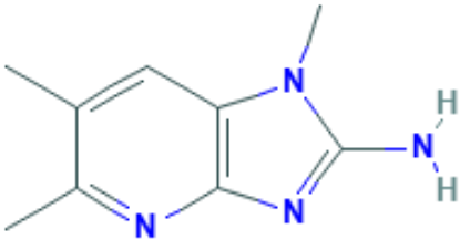 图片 2-氨基-1,5,6-三甲基咪唑并[4,5-b]吡啶，2-Amino-1,5,6-trimethylimidazo [4,5-b] Pyridine [TMIP]