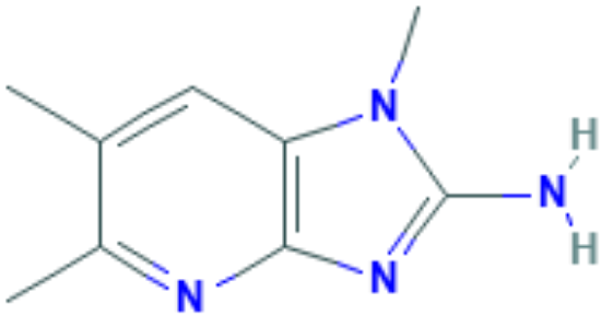 图片 2-氨基-1,5,6-三甲基咪唑并[4,5-b]吡啶，2-Amino-1,5,6-trimethylimidazo [4,5-b] Pyridine [TMIP]