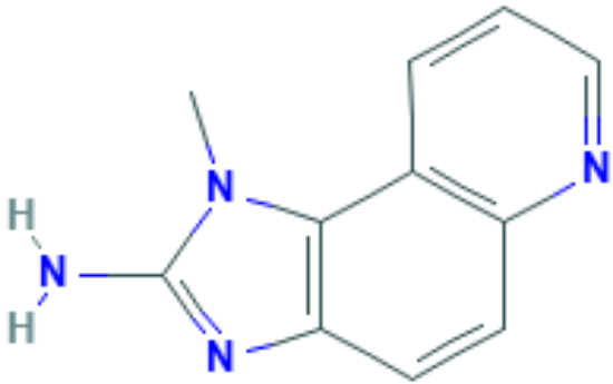 图片 2-氨基-1-甲基-3H-咪唑并[4,5-F]喹啉，2-Amino-1-methylimidazo[4,5-f]quinoline