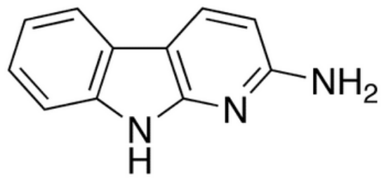 图片 2-氨基-9H-吡啶并[2,3-b]吲哚；2-Amino-9H-pyrido[2,3-b]indole [AaC, AαC]