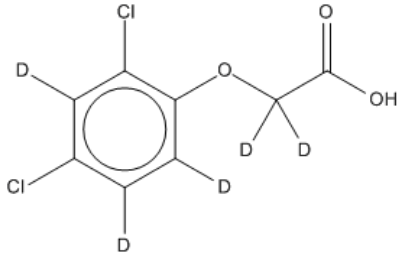 图片 (2,4-二氯苯氧基-d3)乙酸-d2酸，(2,4-Dichlorophenoxy-d3)acetic-d2 Acid