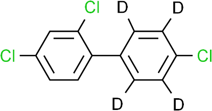 图片 2,4,4'-三氯联苯-2',3',5',6'-d4，2,4,4'-Trichlorobiphenyl-2',3',5',6'-d4 [PCB28-D4]