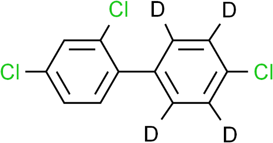 图片 2,4,4'-三氯联苯-2',3',5',6'-d4，2,4,4'-Trichlorobiphenyl-2',3',5',6'-d4 [PCB28-D4]