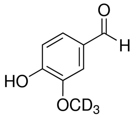 图片 4-羟基-3-甲氧基苯甲醛-d3 [香草醛-d3]，4-Hydroxy-3-methoxybenzaldehyde-d3